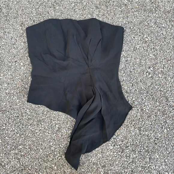 Strapless asymmetric corset top - Picture 1 of 4